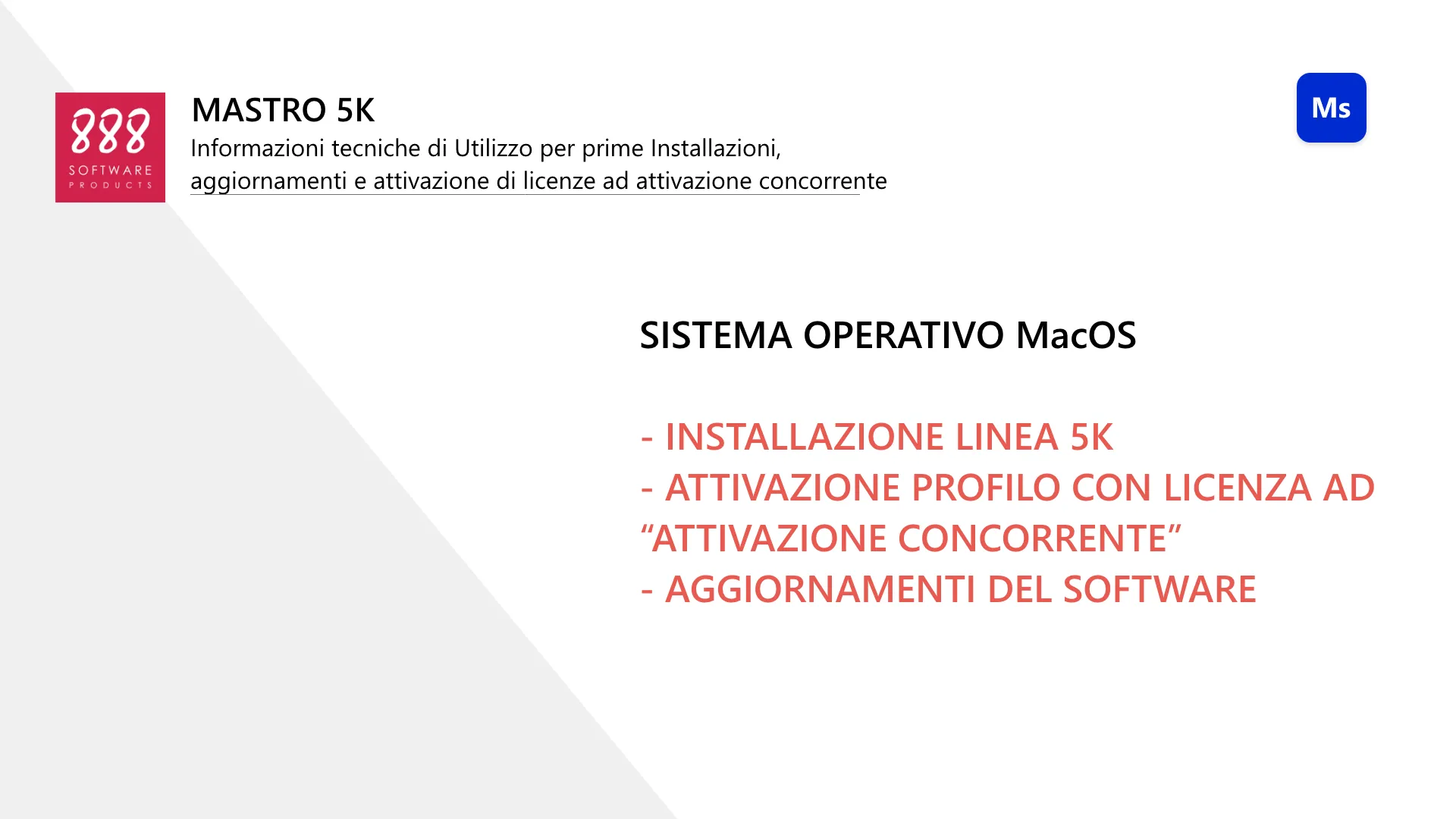 Installa BIM Server su sistemi macOS