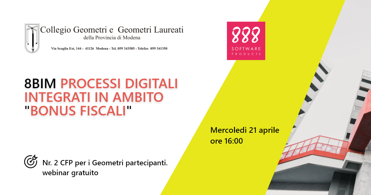 8BIM – Processi digitali integrati in ambito bonus fiscali.