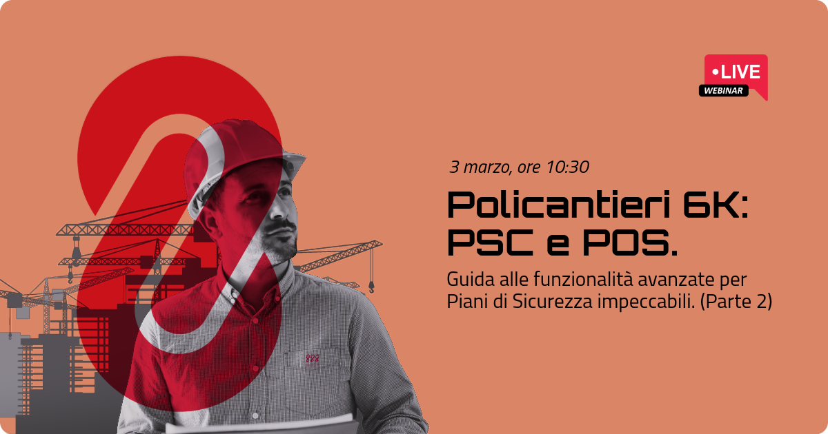 Webinar Software per Piani di Sicurezza - PSC e POS