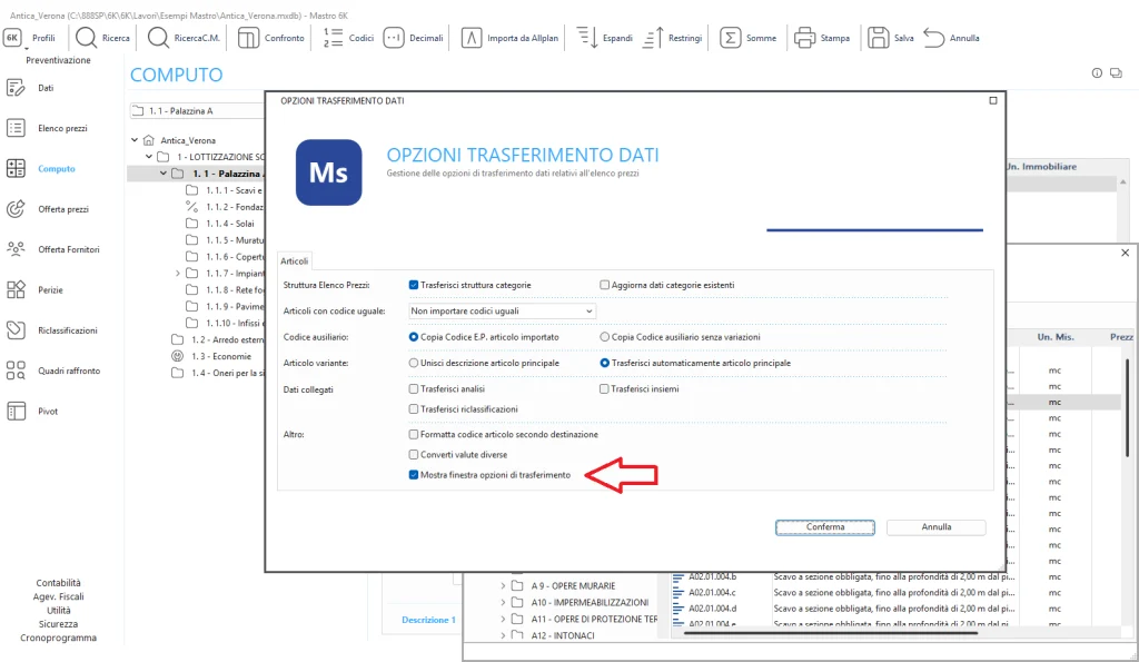 Software per l'edilizia - Mastro 6K: Computi e Contabilità Lavori